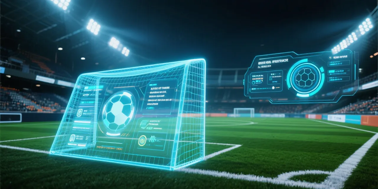 电子足球策略模拟界面